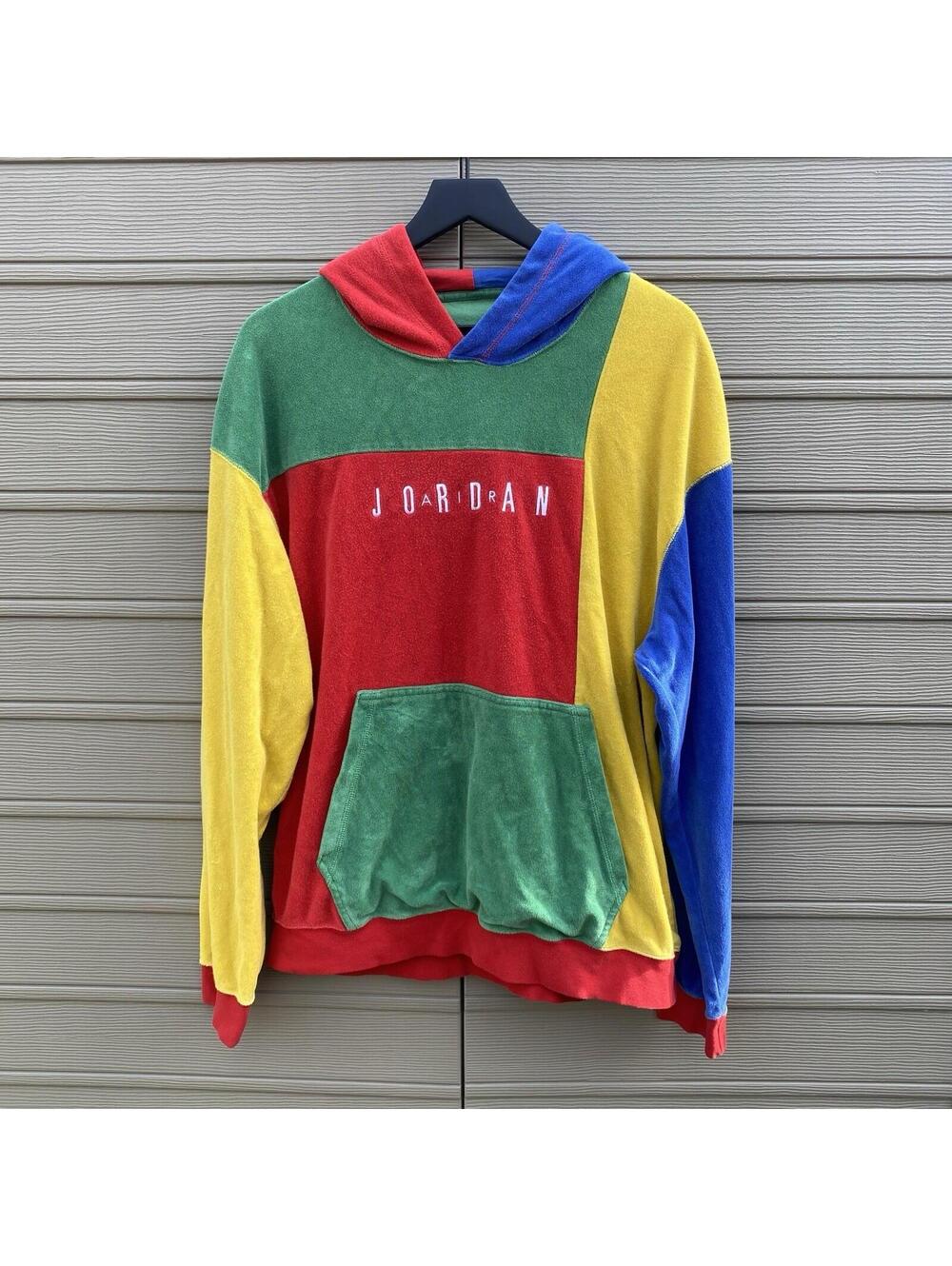 Nike Air Jordan Sport DNA Multicolor Hoodie Pullover Fleece Men’s Size Medium M